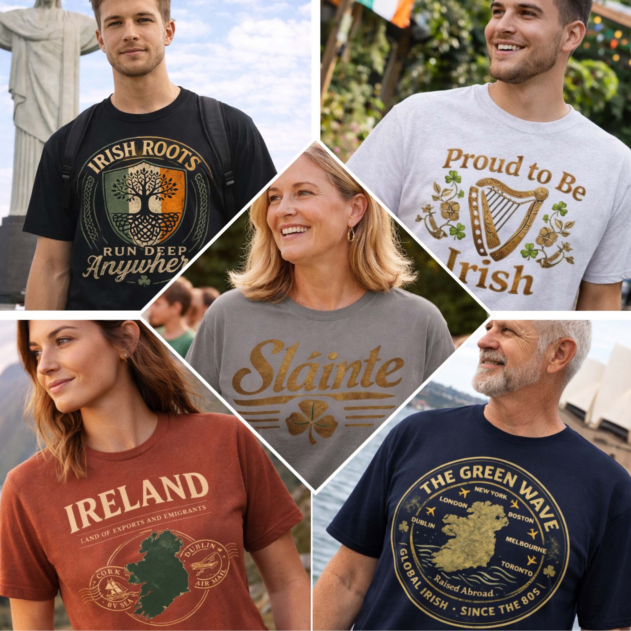 Gaelic Generations Irish apparel worn across generations