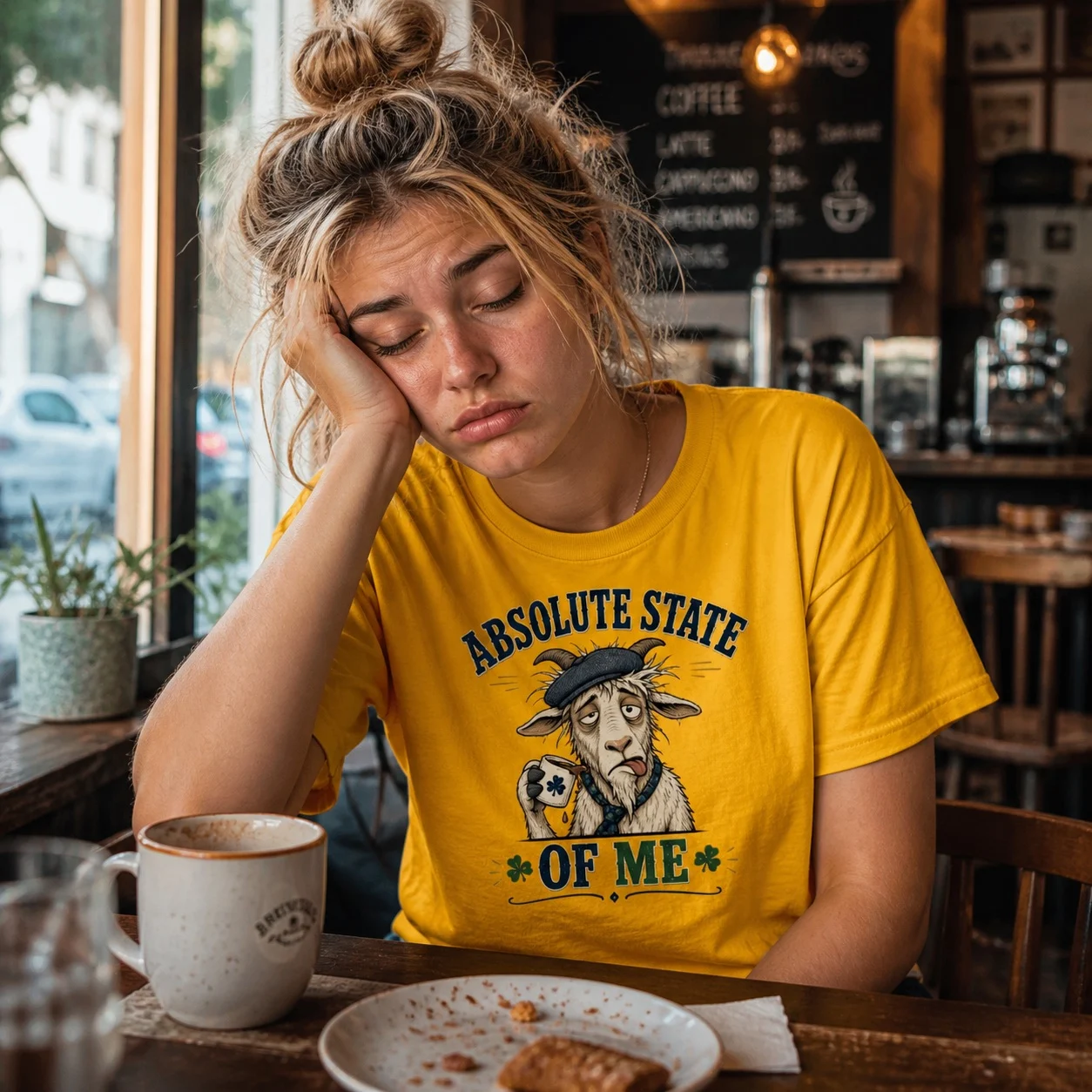 Absolute State Of Me Irish Humour T-Shirt - Image 4
