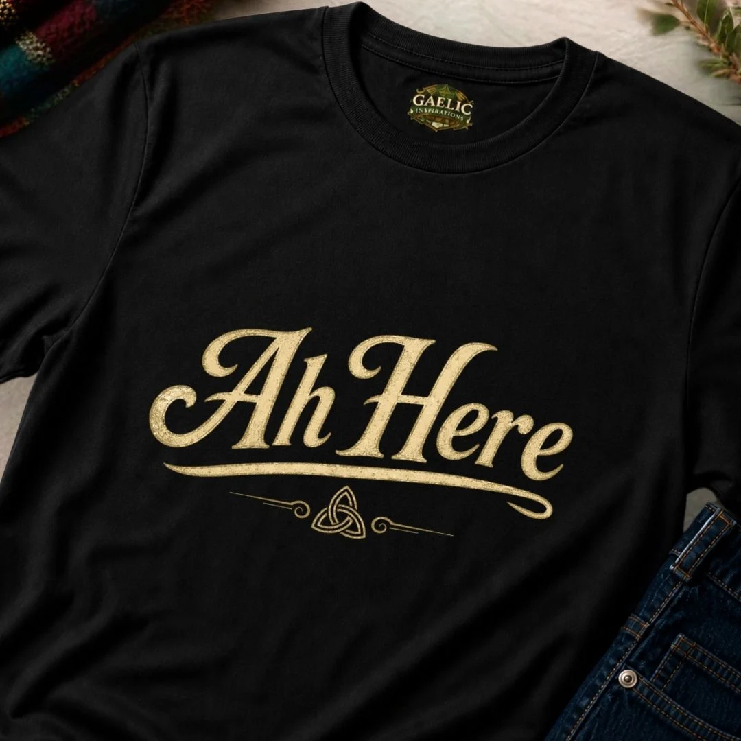Ah Here T-Shirt – Authentic Irish Saying Tee - Image 3