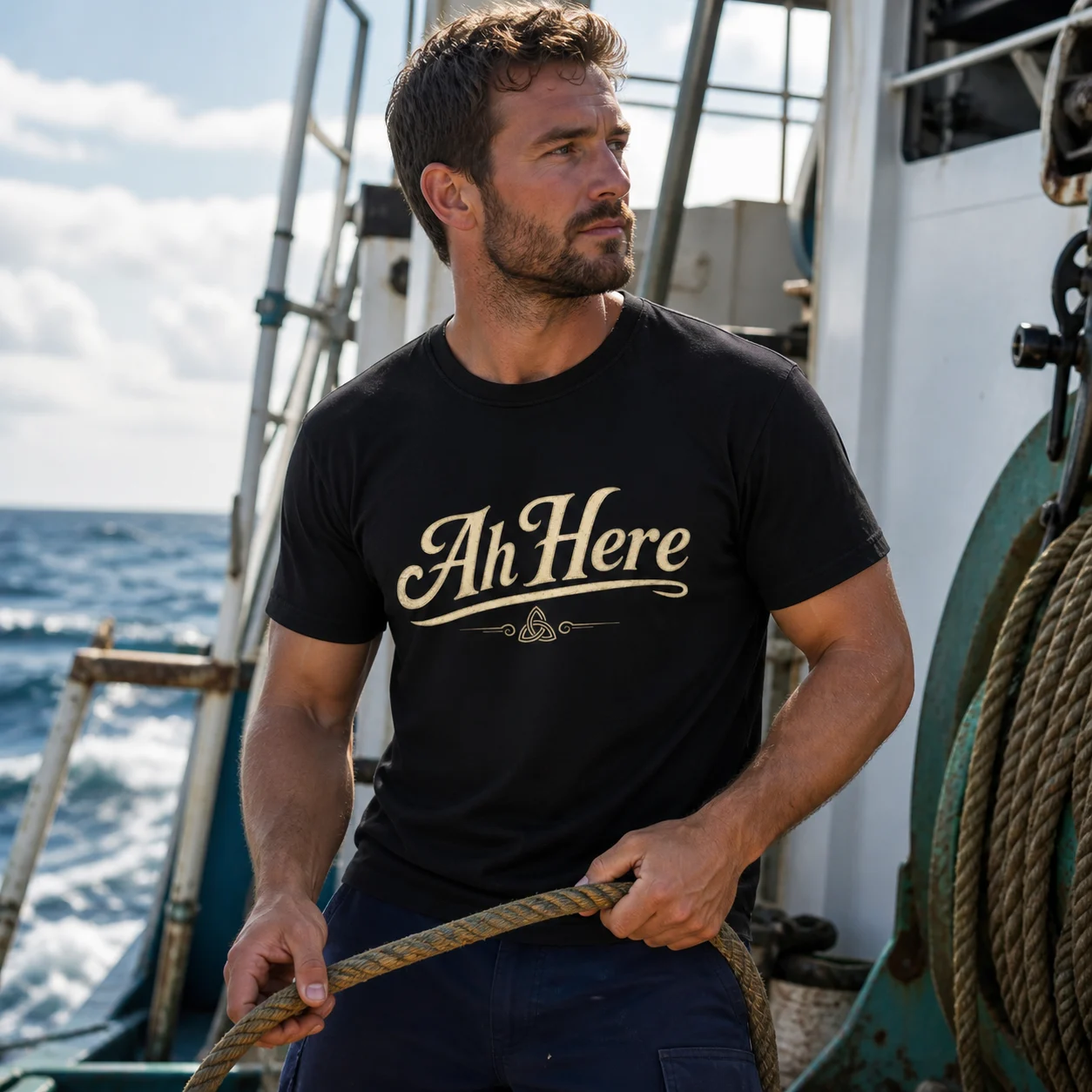 Ah Here T-Shirt – Authentic Irish Saying Tee - Image 4