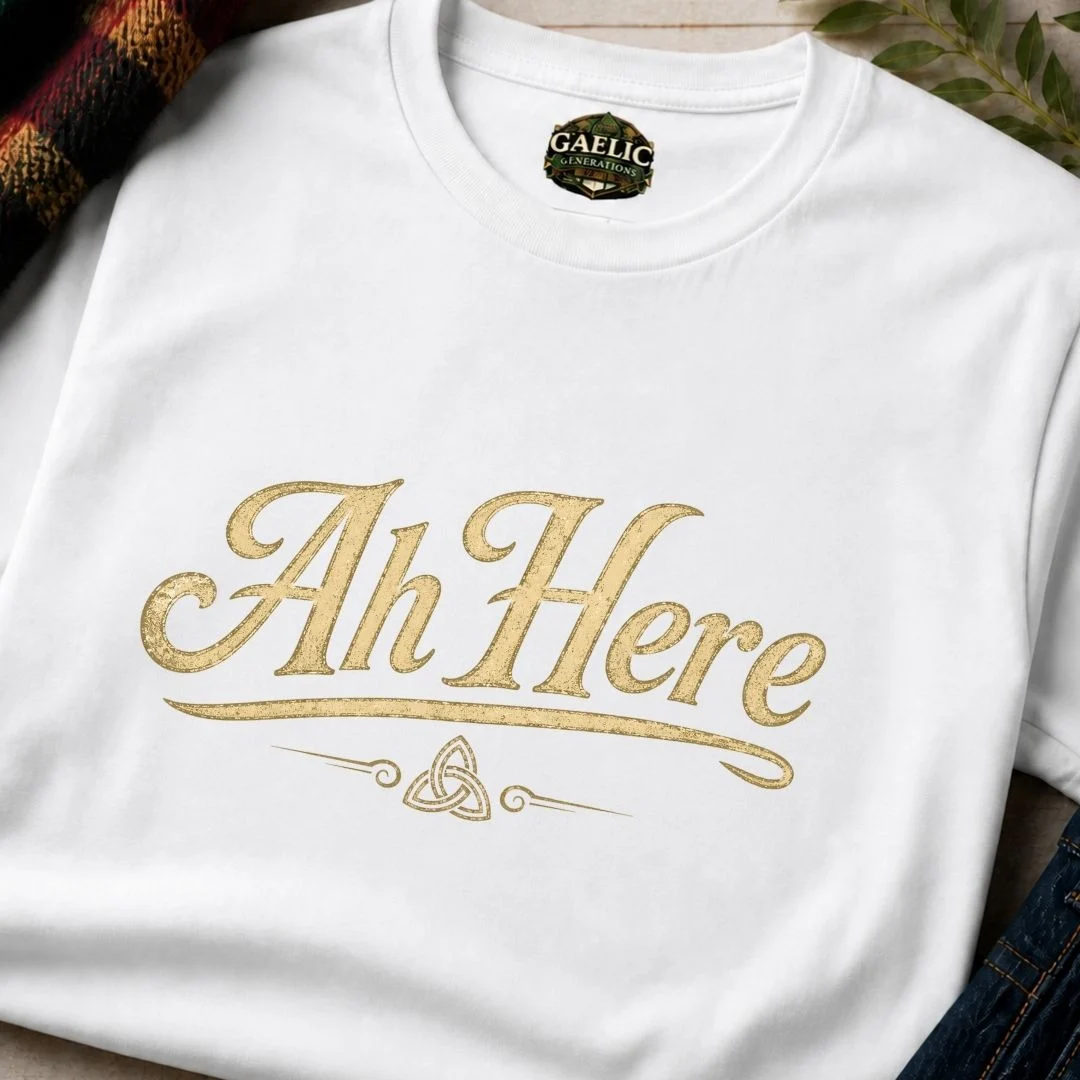 Ah Here T-Shirt – Authentic Irish Saying Tee - Image 12