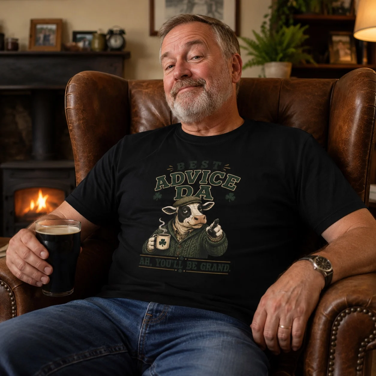 Best Advice Da T-Shirt | Ah, You’ll Be Grand - Image 6