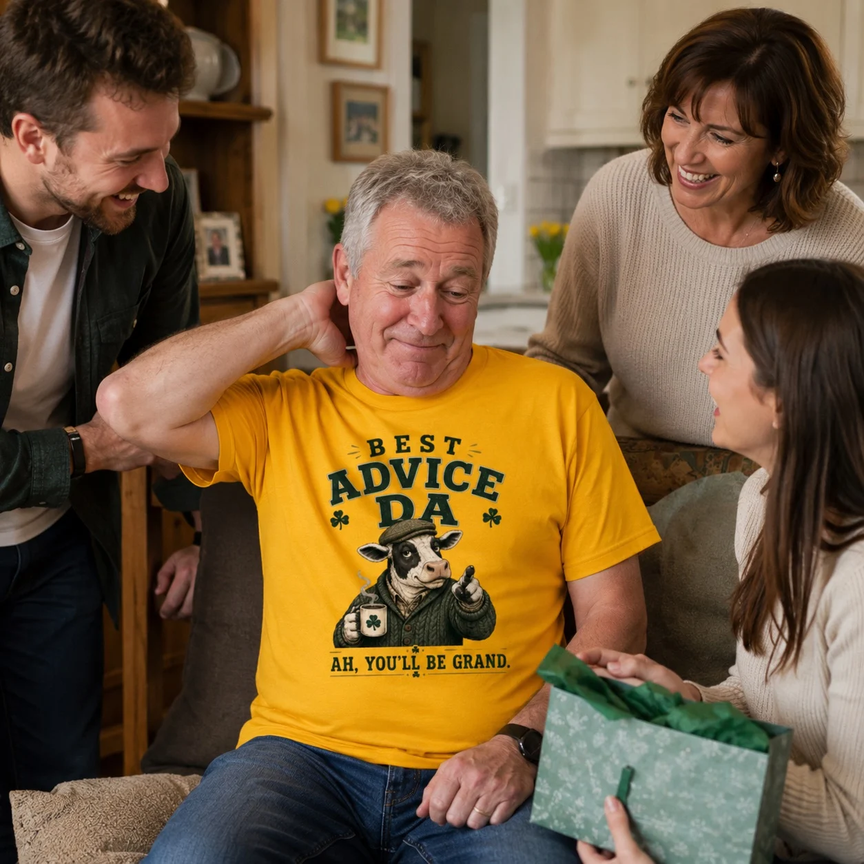 Best Advice Da T-Shirt | Ah, You’ll Be Grand - Image 9