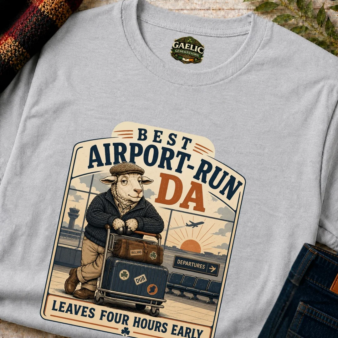 Best Airport-Run Da T-Shirt | Tee for Fathers - Image 6