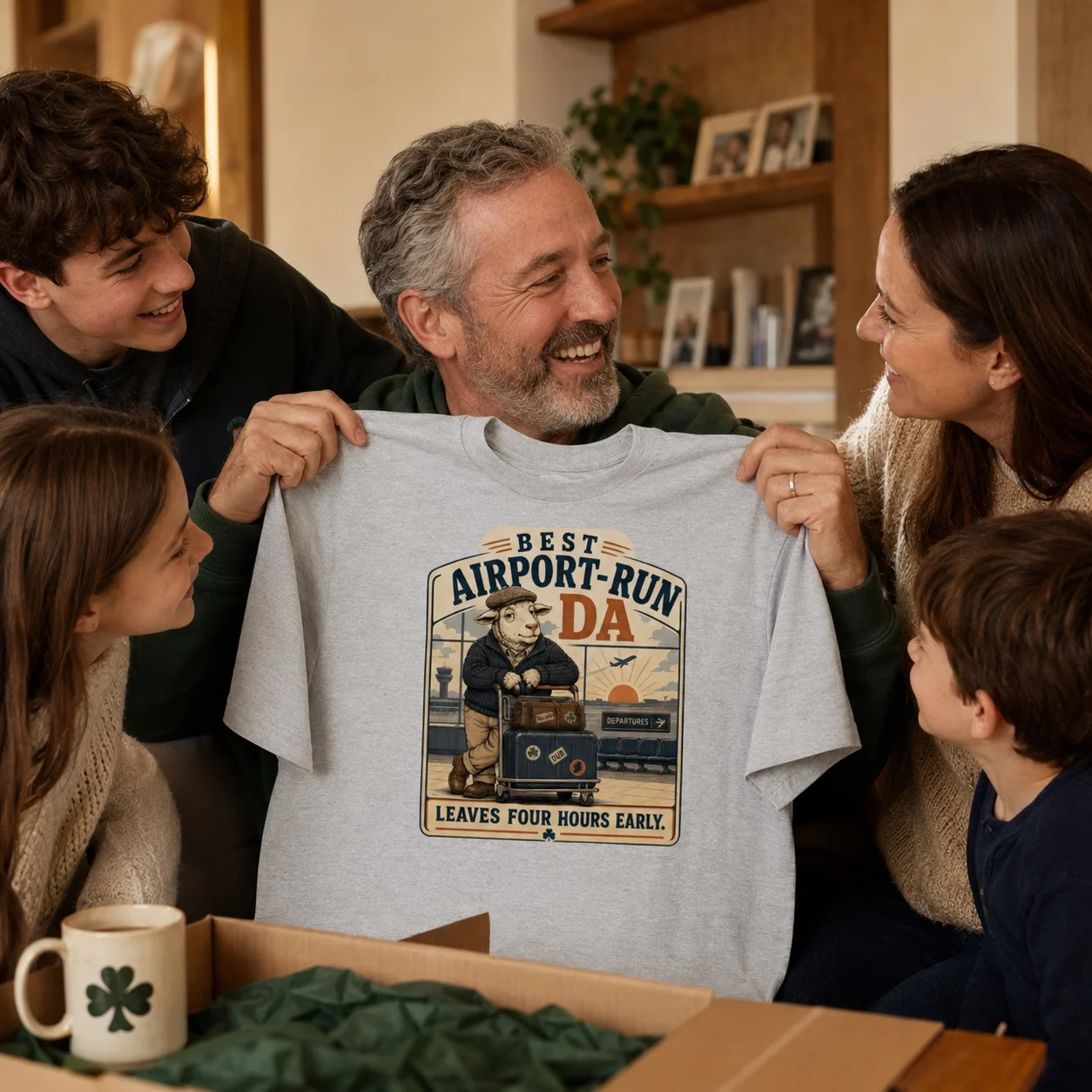 Best Airport-Run Da T-Shirt | Tee for Fathers - Image 7
