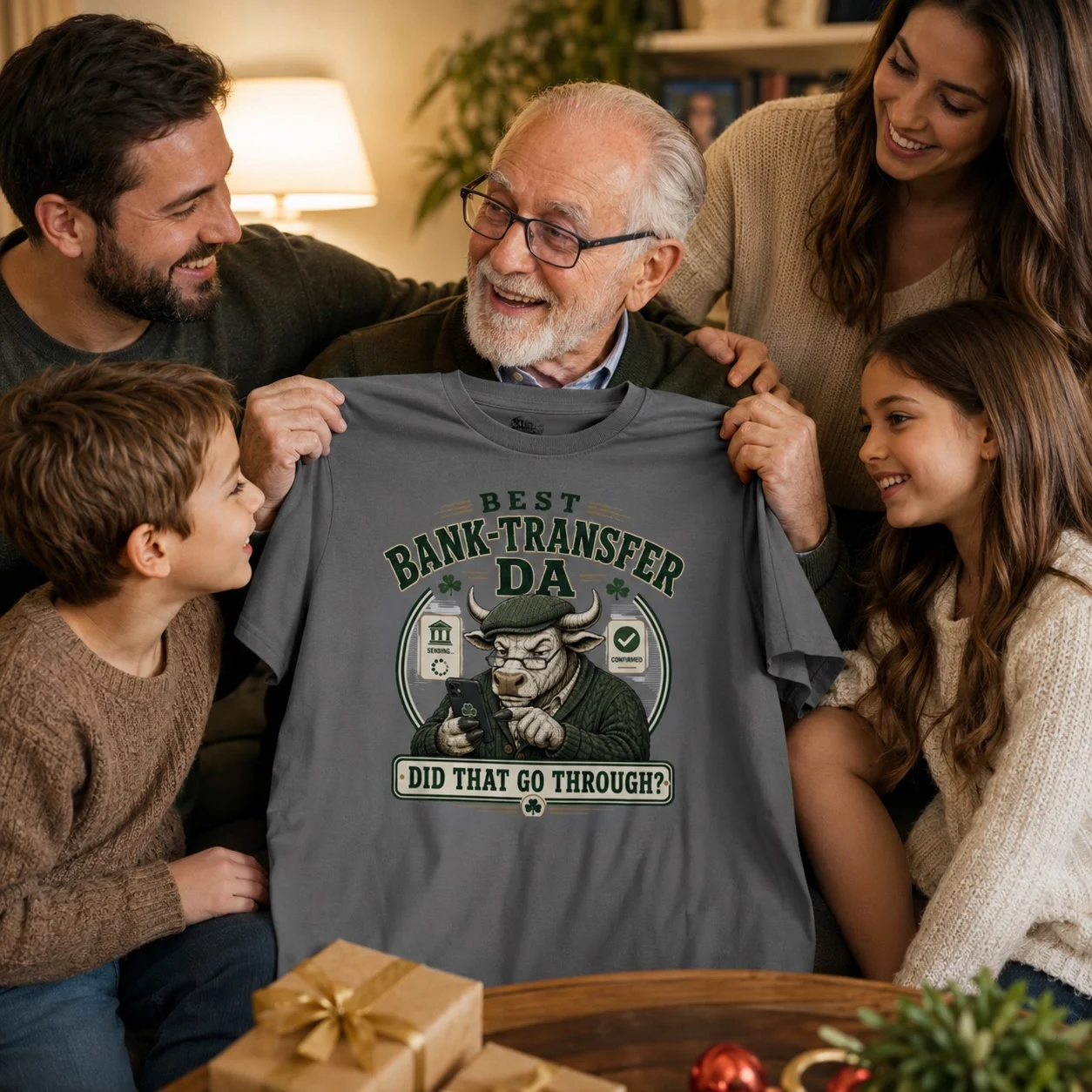 Best Bank-Transfer Da T-Shirt | Tee for Fathers - Image 4