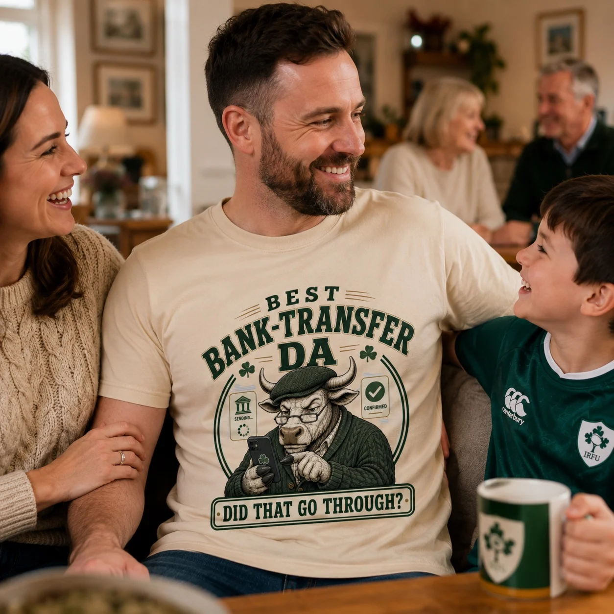 Best Bank-Transfer Da T-Shirt | Tee for Fathers - Image 10