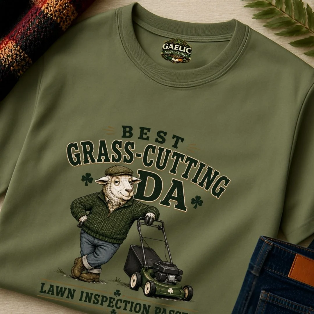 Best Grass-Cutting Da T-Shirt | Lawn Inspection Passed - Image 3