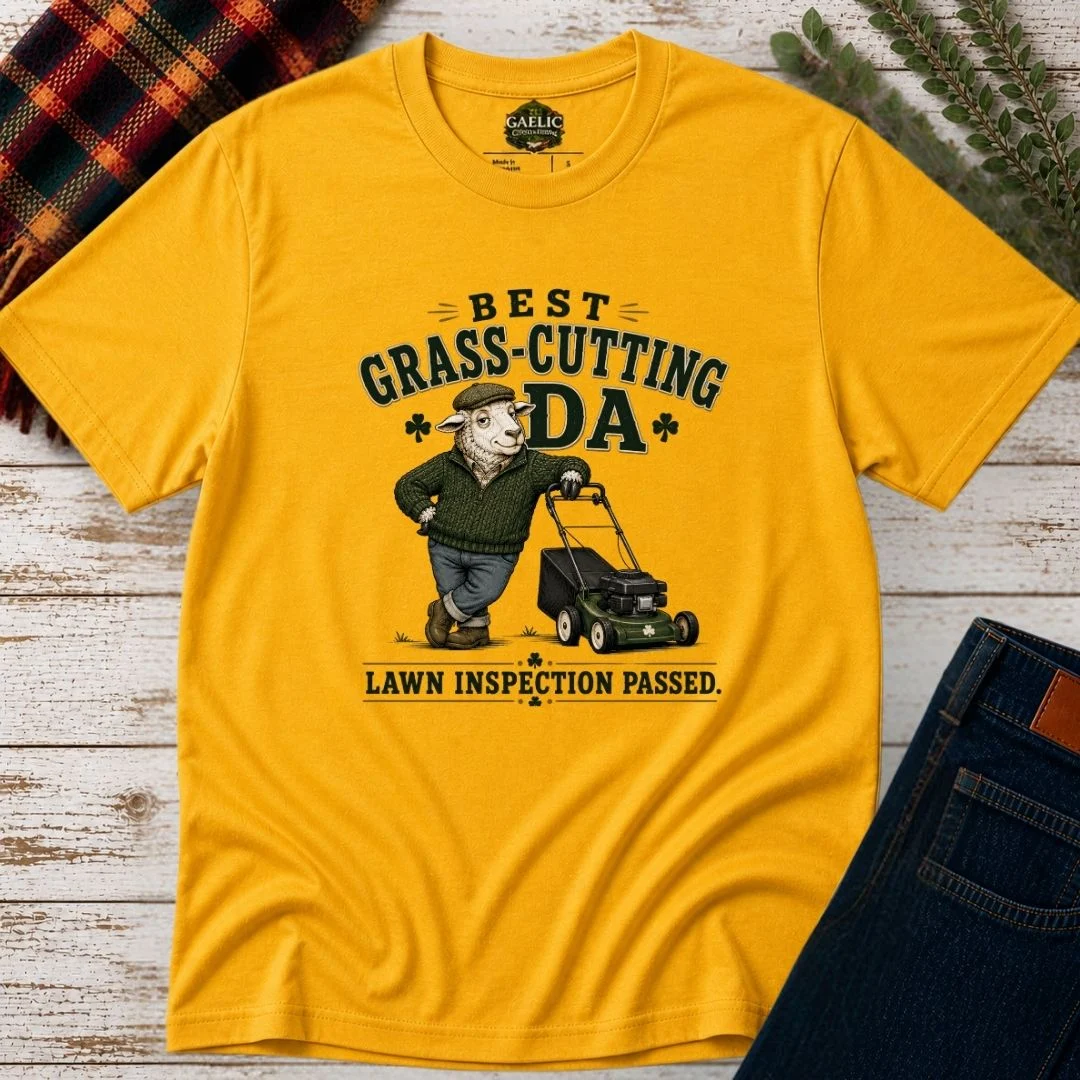 Best Grass-Cutting Da T-Shirt | Lawn Inspection Passed - Image 5
