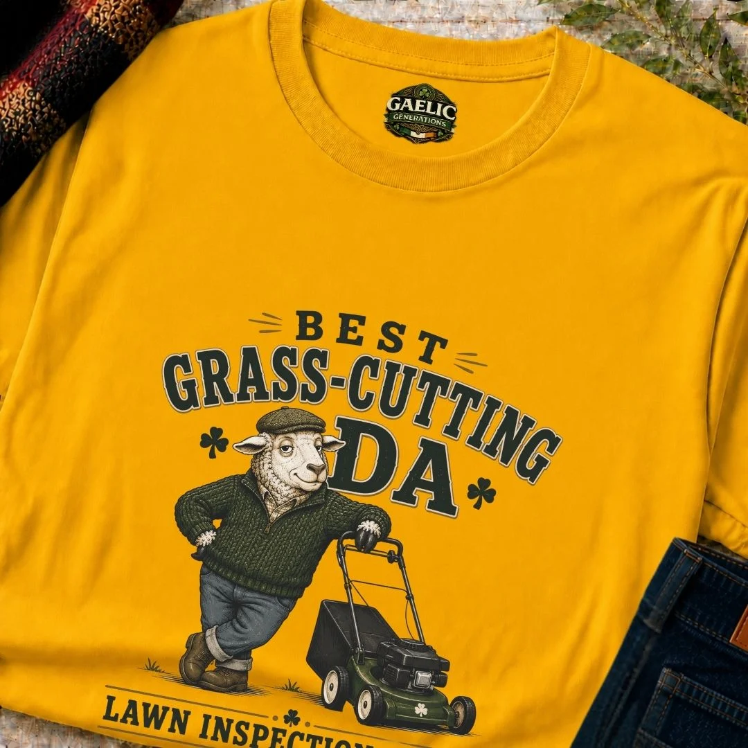 Best Grass-Cutting Da T-Shirt | Lawn Inspection Passed - Image 6