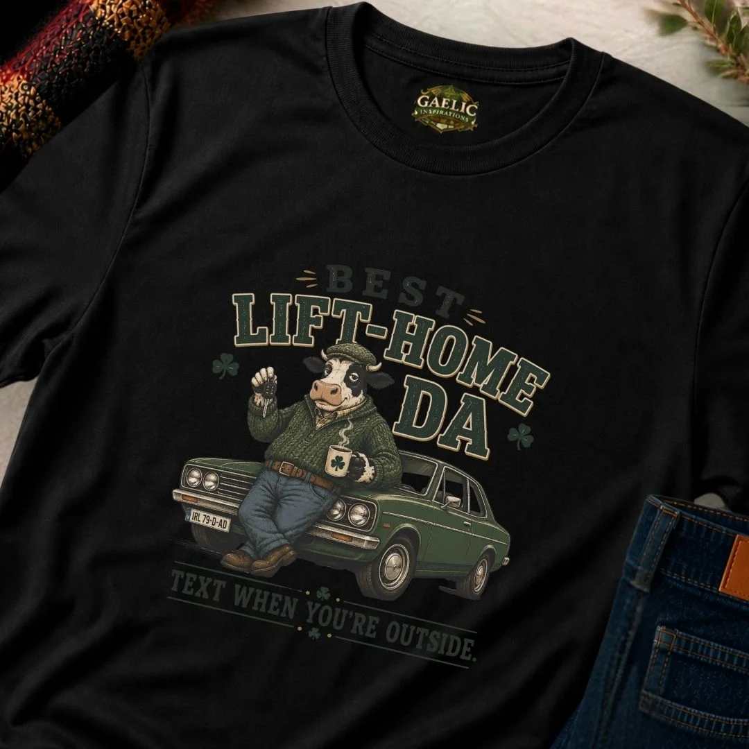 Best Lift-Home Da T-Shirt | Text When You're Outside - Image 3