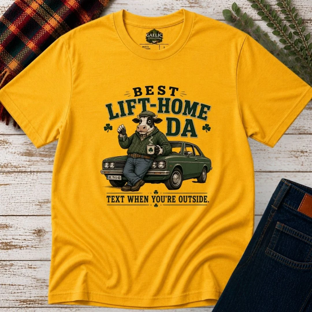 Best Lift-Home Da T-Shirt | Text When You're Outside - Image 5