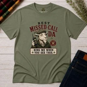 Best Missed-Call Da T-Shirt | Ring Me When You See This – product view