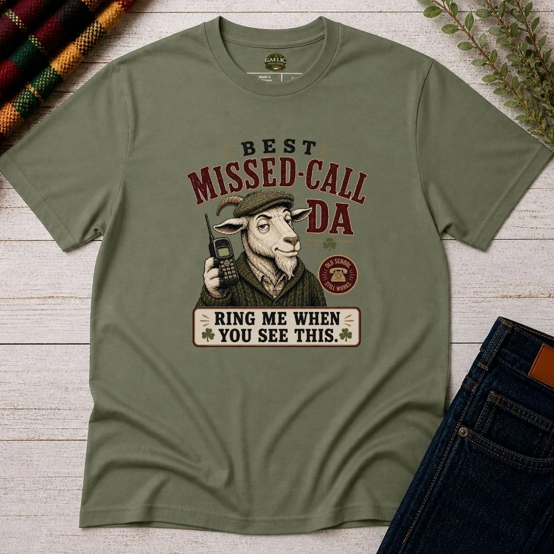 Best Missed-Call Da T-Shirt | Ring Me When You See This - Image 2