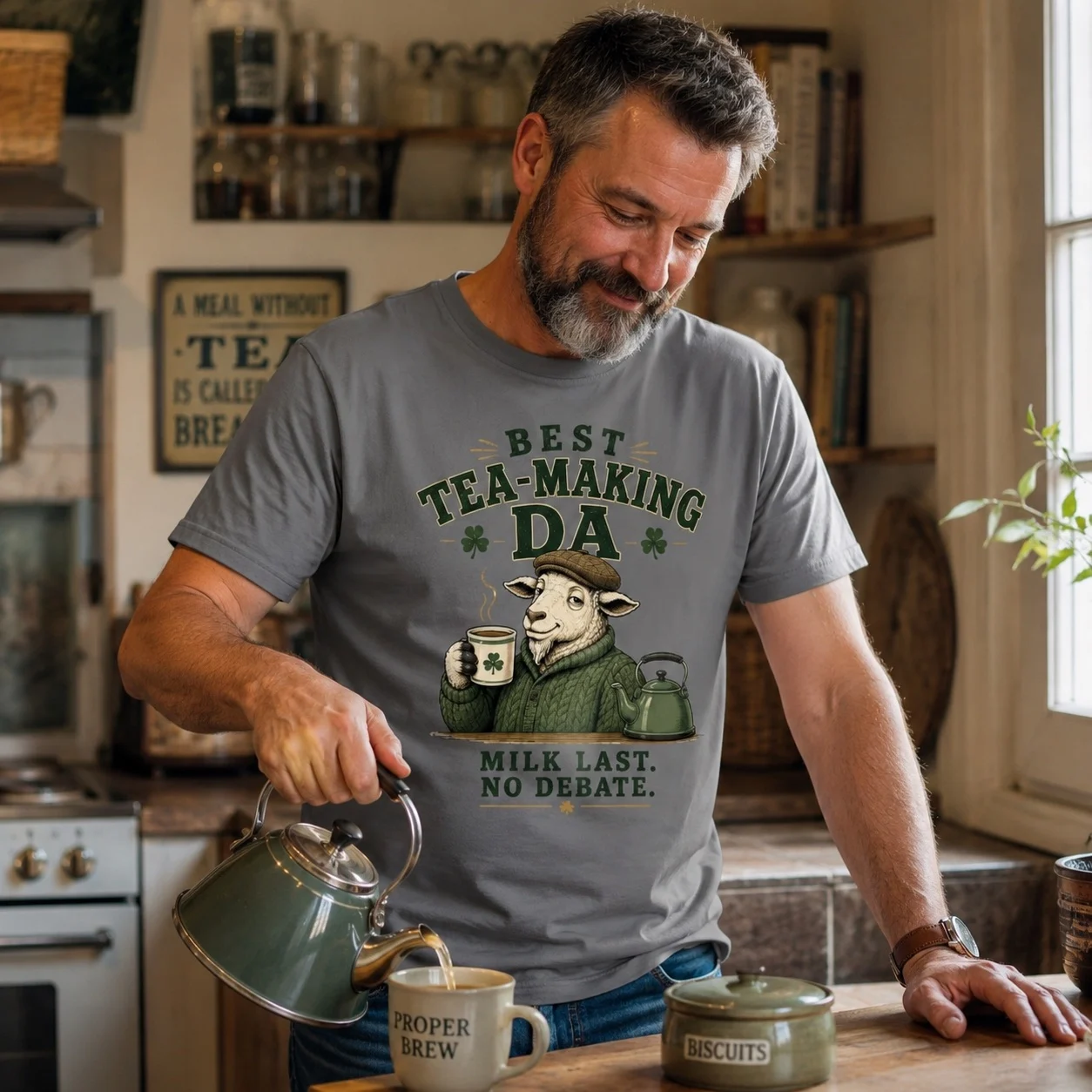 Best Tea-Making Da Funny Irish T-Shirt - Image 7