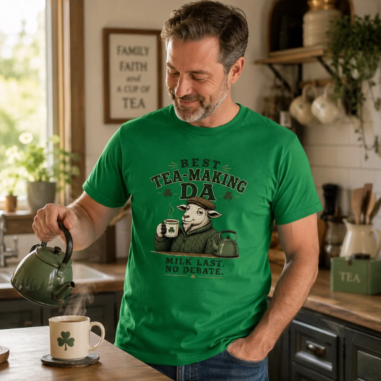 Best Tea-Making Da Funny Irish T-Shirt - Image 10