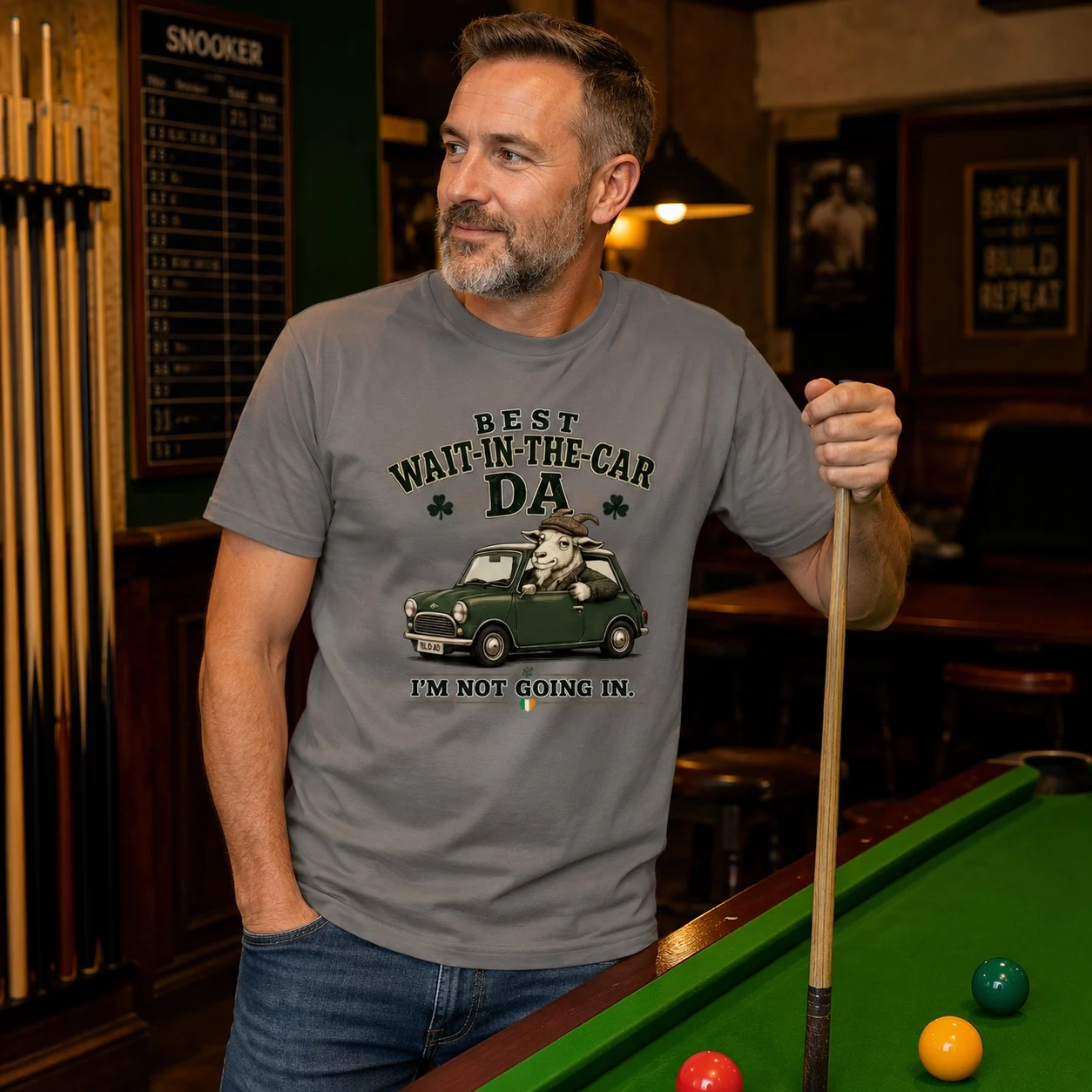 Best Wait-In-The-Car Da T-Shirt - Image 3