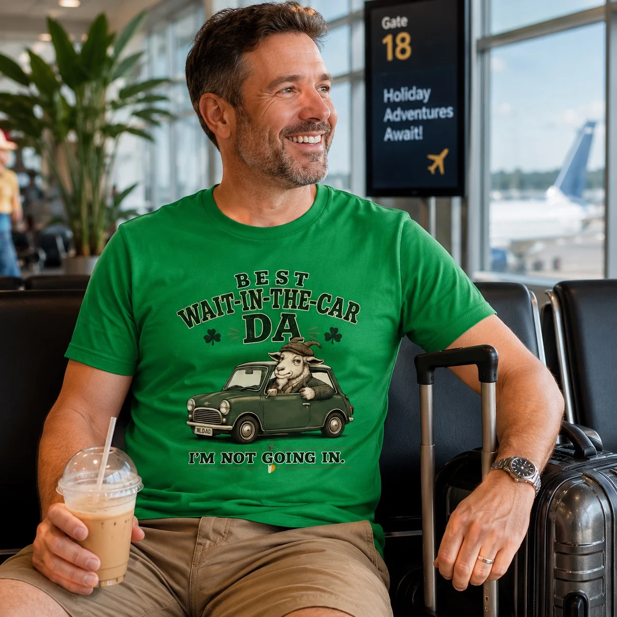 Best Wait-In-The-Car Da T-Shirt - Image 9