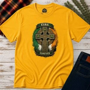 Éire Forever Celtic Cross T-Shirt – product view
