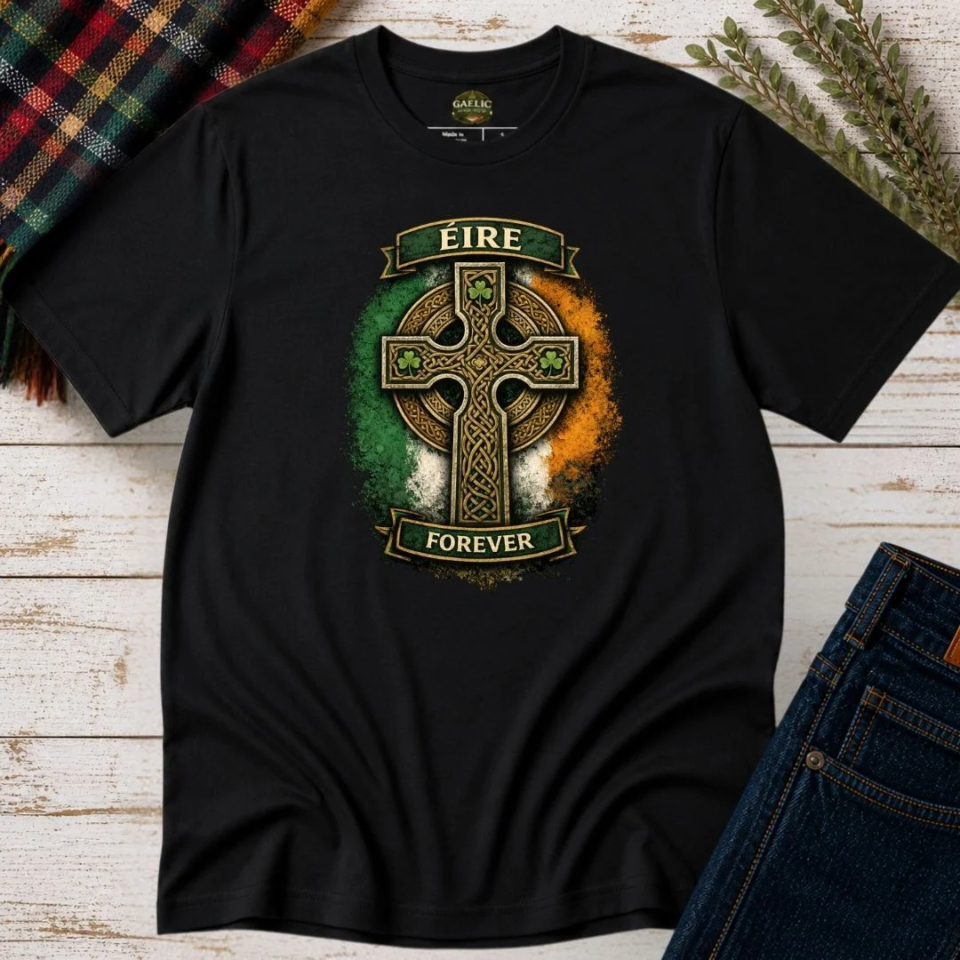 Éire Forever Celtic Cross T-Shirt - Image 2