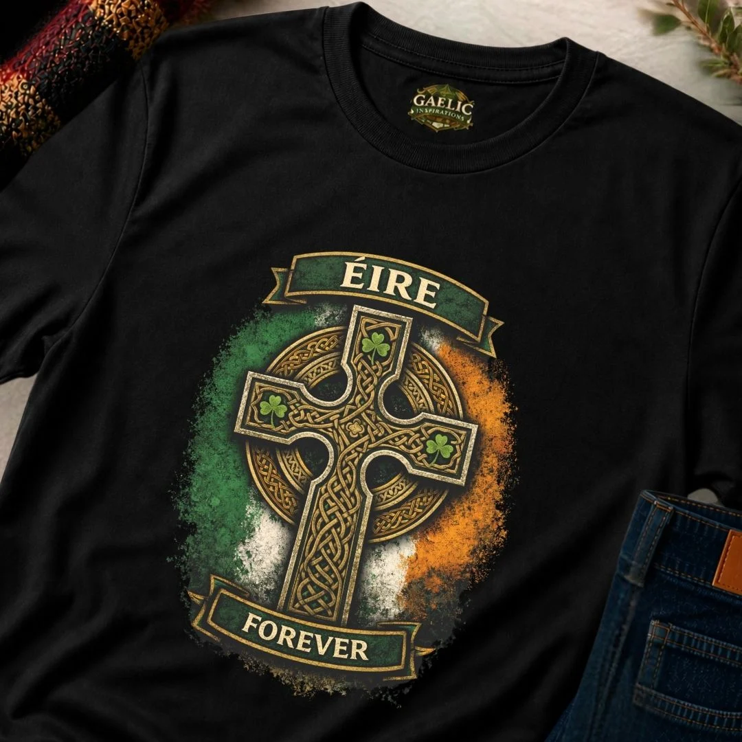 Éire Forever Celtic Cross T-Shirt - Image 3
