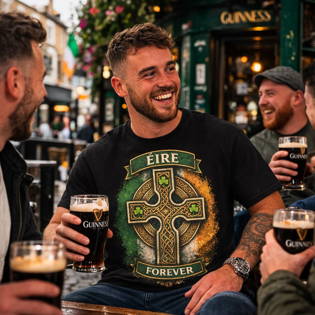 Éire Forever Celtic Cross T-Shirt - Image 4