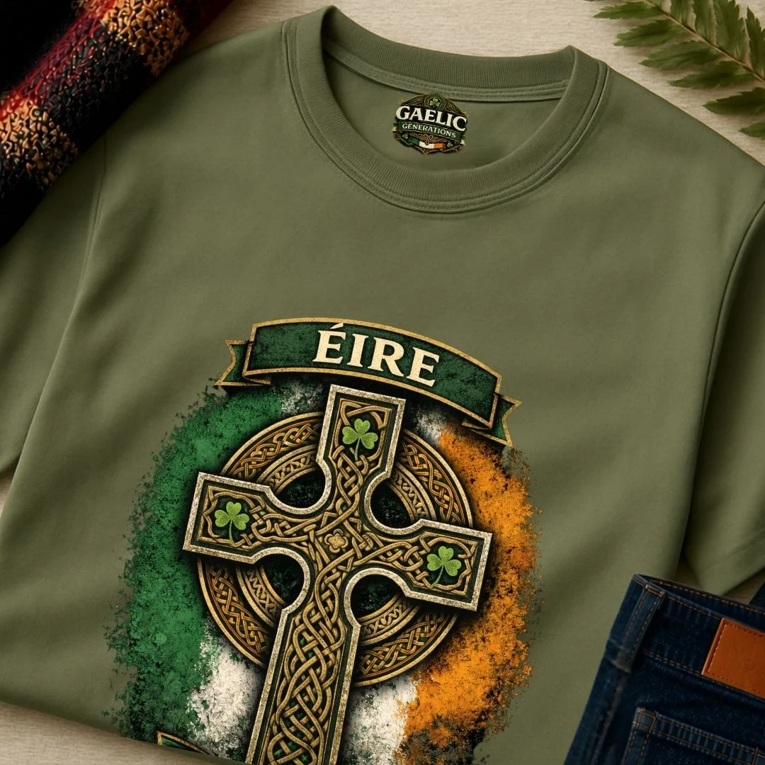Éire Forever Celtic Cross T-Shirt - Image 9