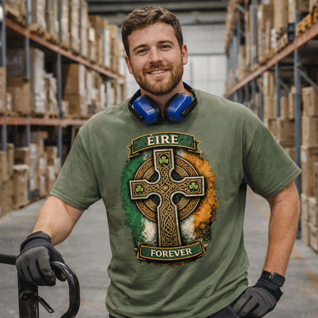 Éire Forever Celtic Cross T-Shirt - Image 10