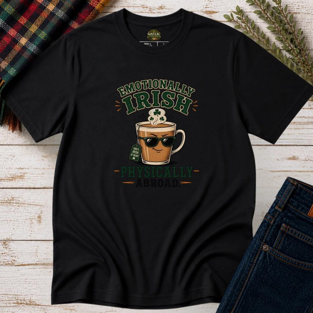 Emotionally Irish, Physically Abroad T-Shirt - Image 5