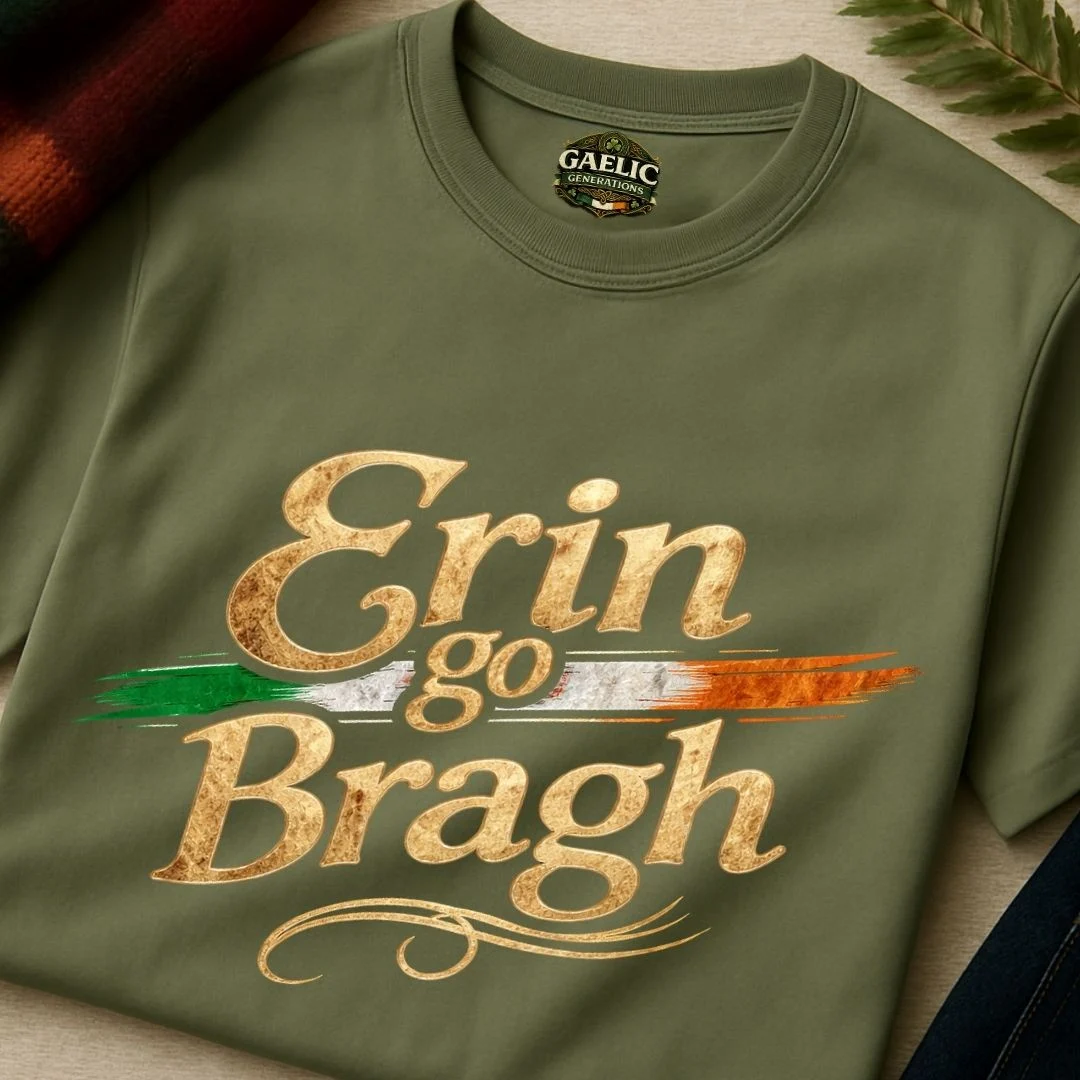 Erin Go Bragh T-Shirt – Irish Flag Pride Vintage Tee - Image 2