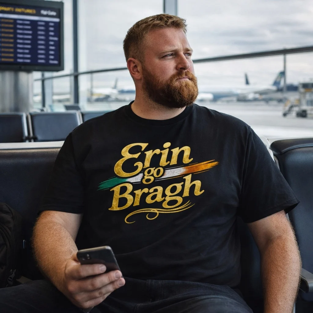 Erin Go Bragh T-Shirt – Irish Flag Pride Vintage Tee - Image 6