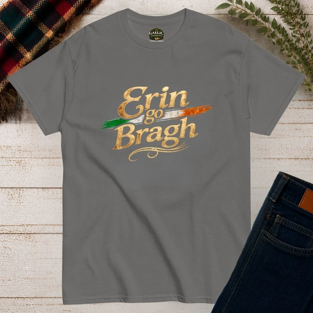 Erin Go Bragh T-Shirt – Irish Flag Pride Vintage Tee - Image 7