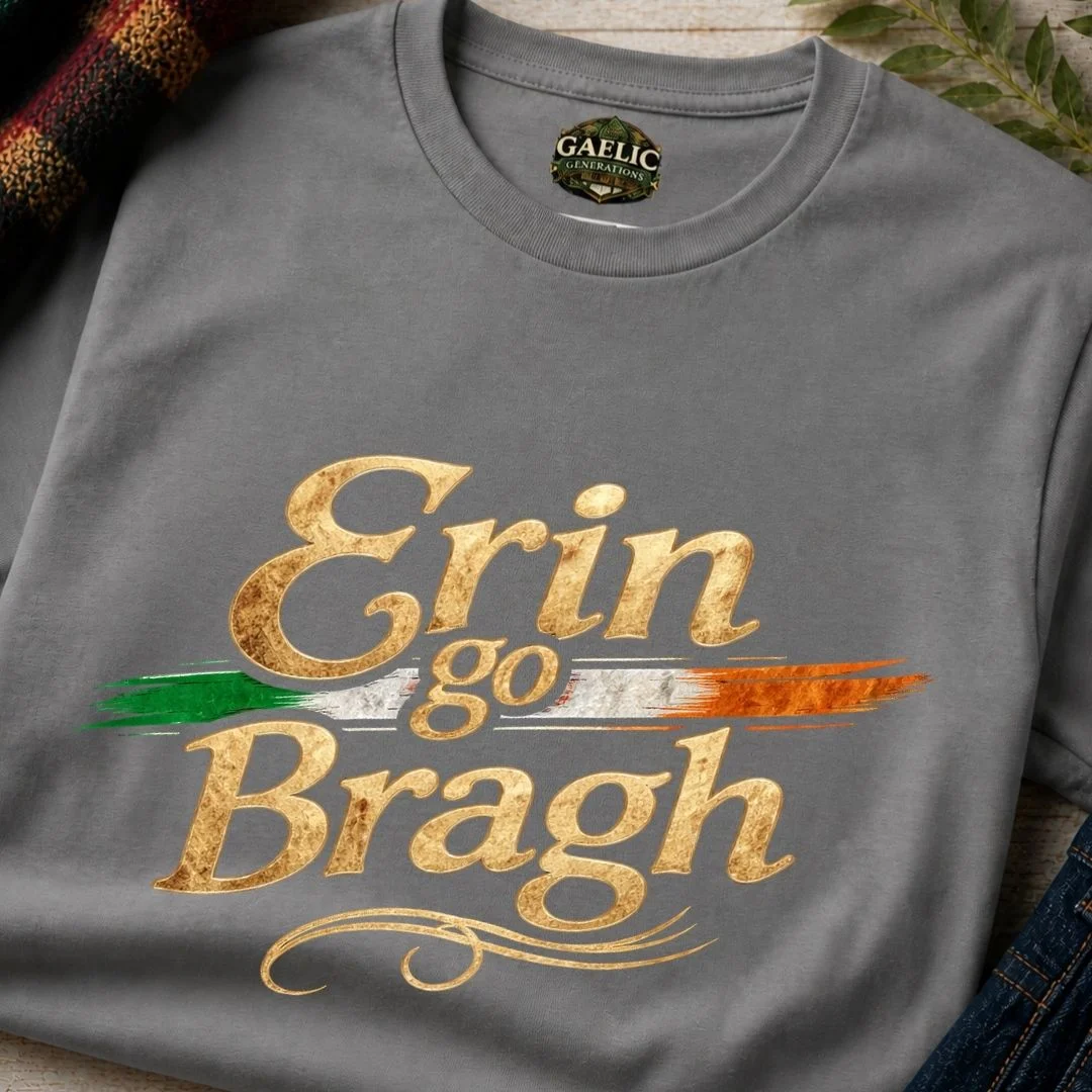 Erin Go Bragh T-Shirt – Irish Flag Pride Vintage Tee - Image 8