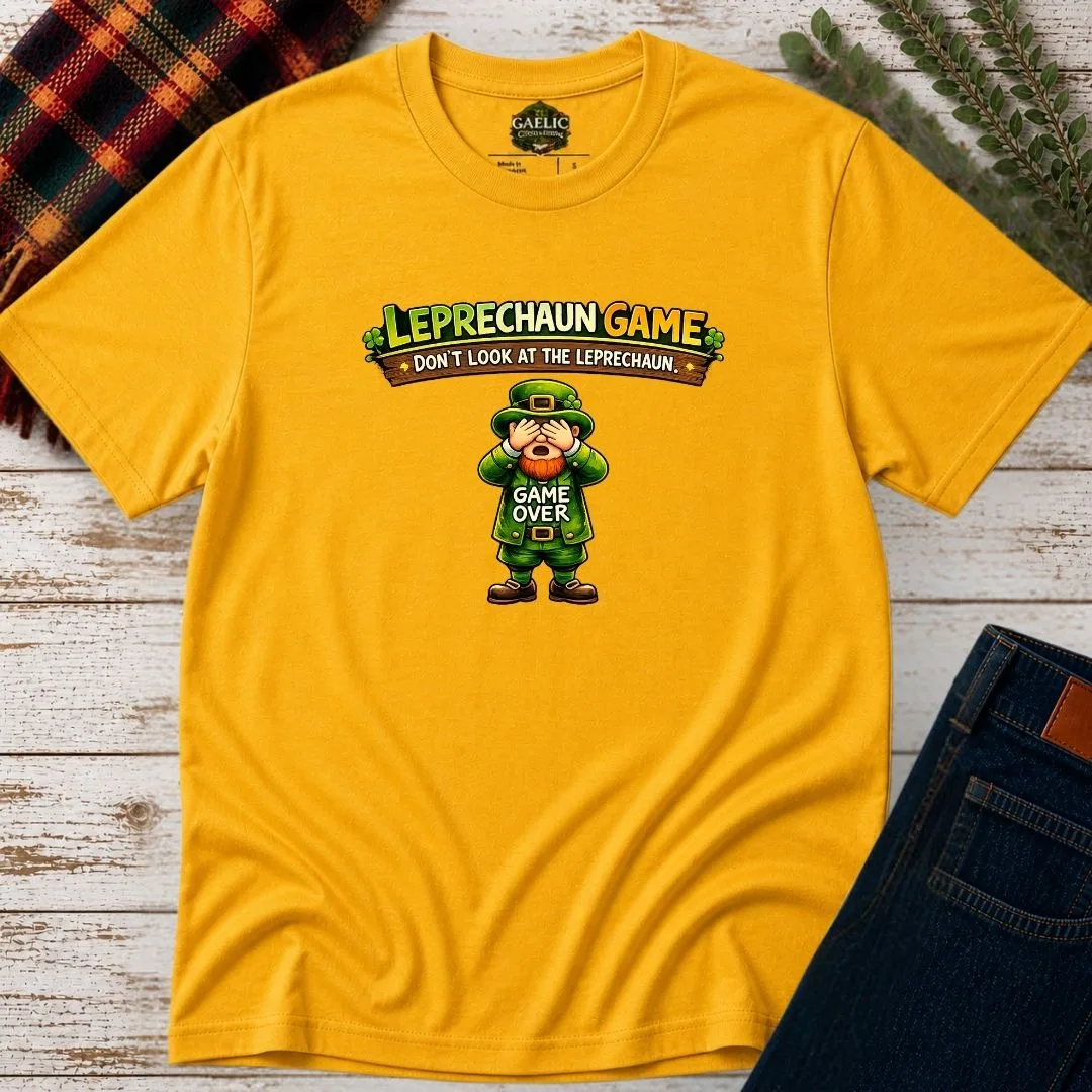 Leprechaun Game Fun Graphic T-Shirt - Image 8
