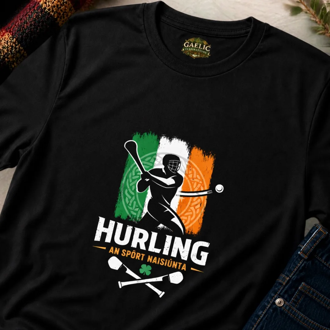 Hurling Irish National Game T-Shirt - Image 3