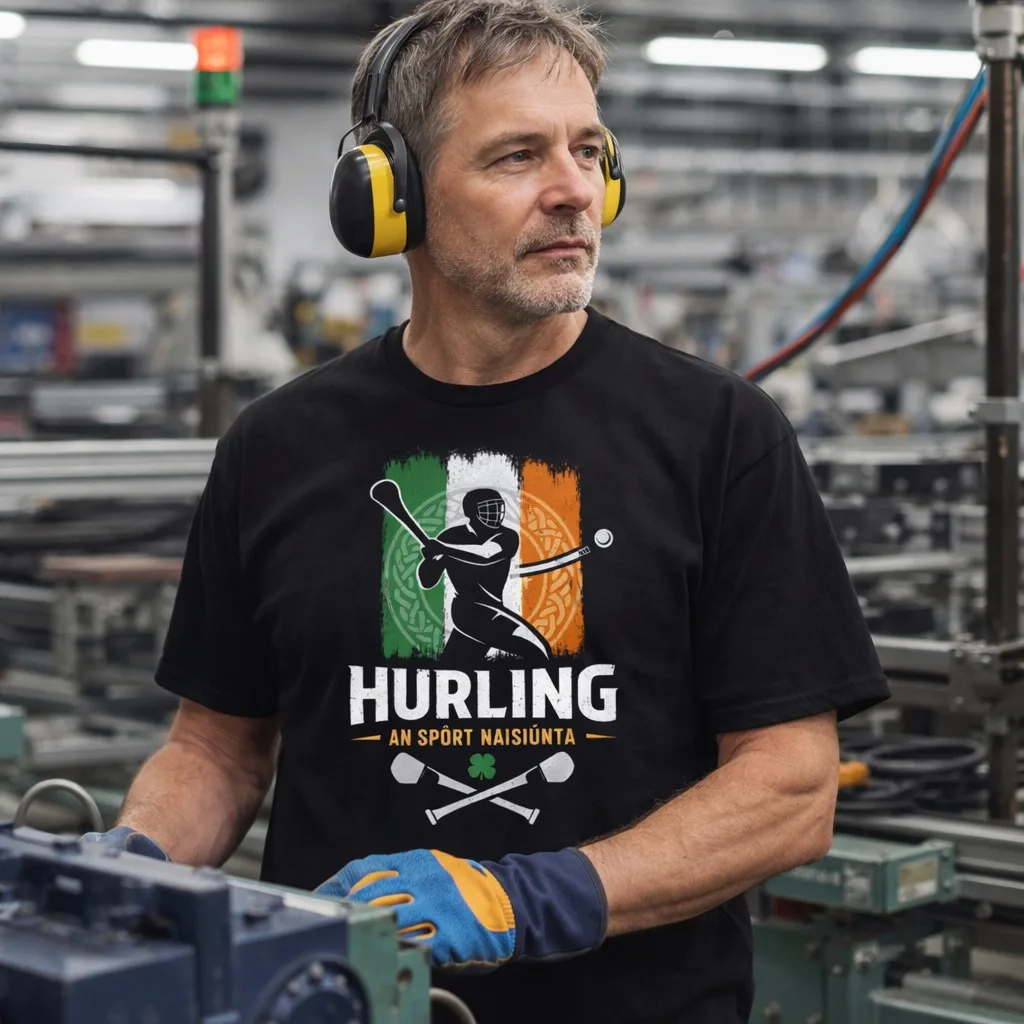 Hurling Irish National Game T-Shirt - Image 4