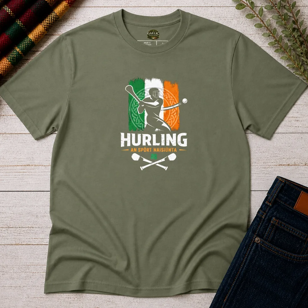 Hurling Irish National Game T-Shirt - Image 5