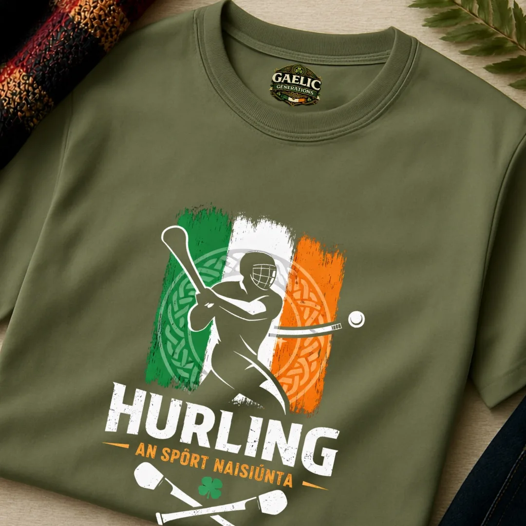 Hurling Irish National Game T-Shirt - Image 6