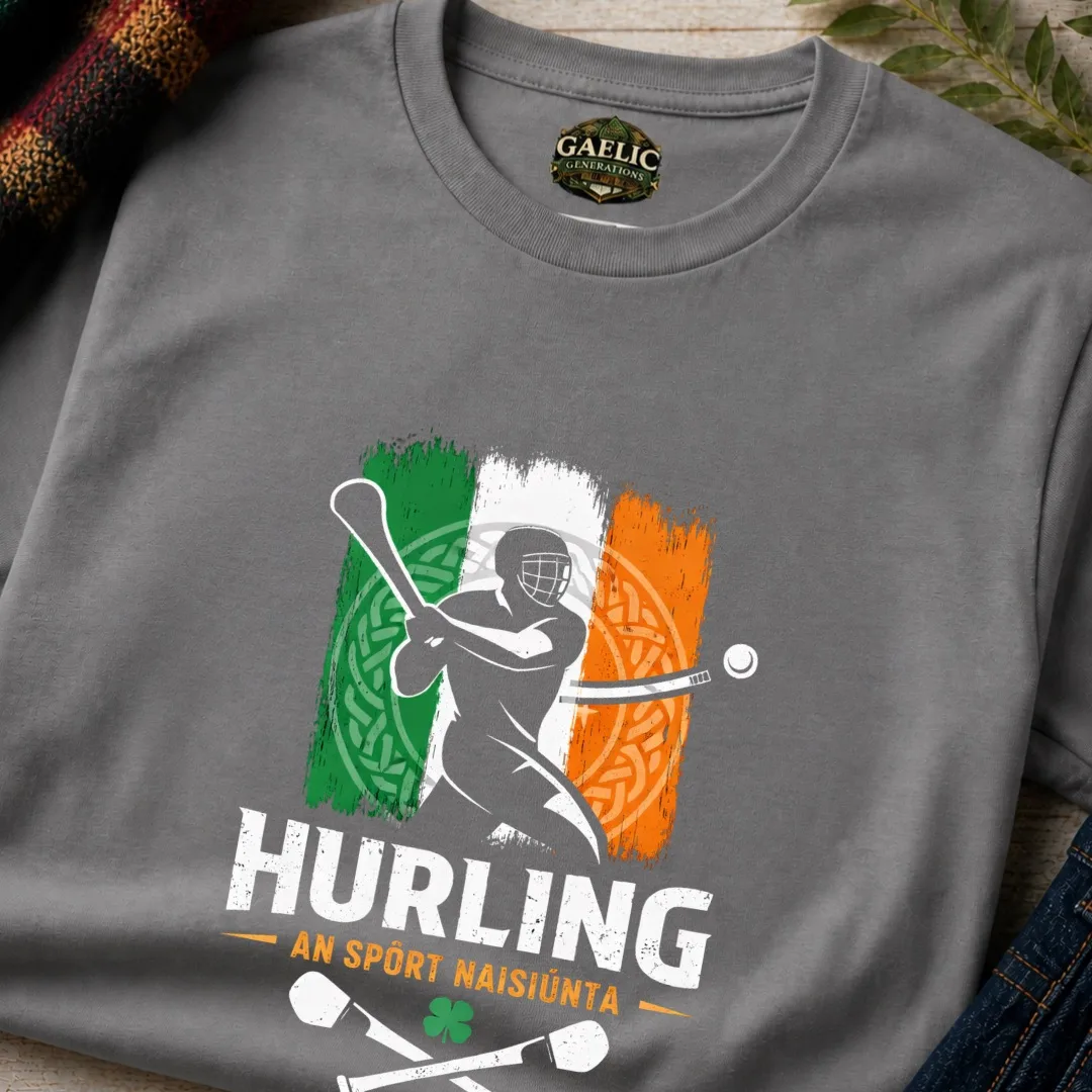 Hurling Irish National Game T-Shirt - Image 9