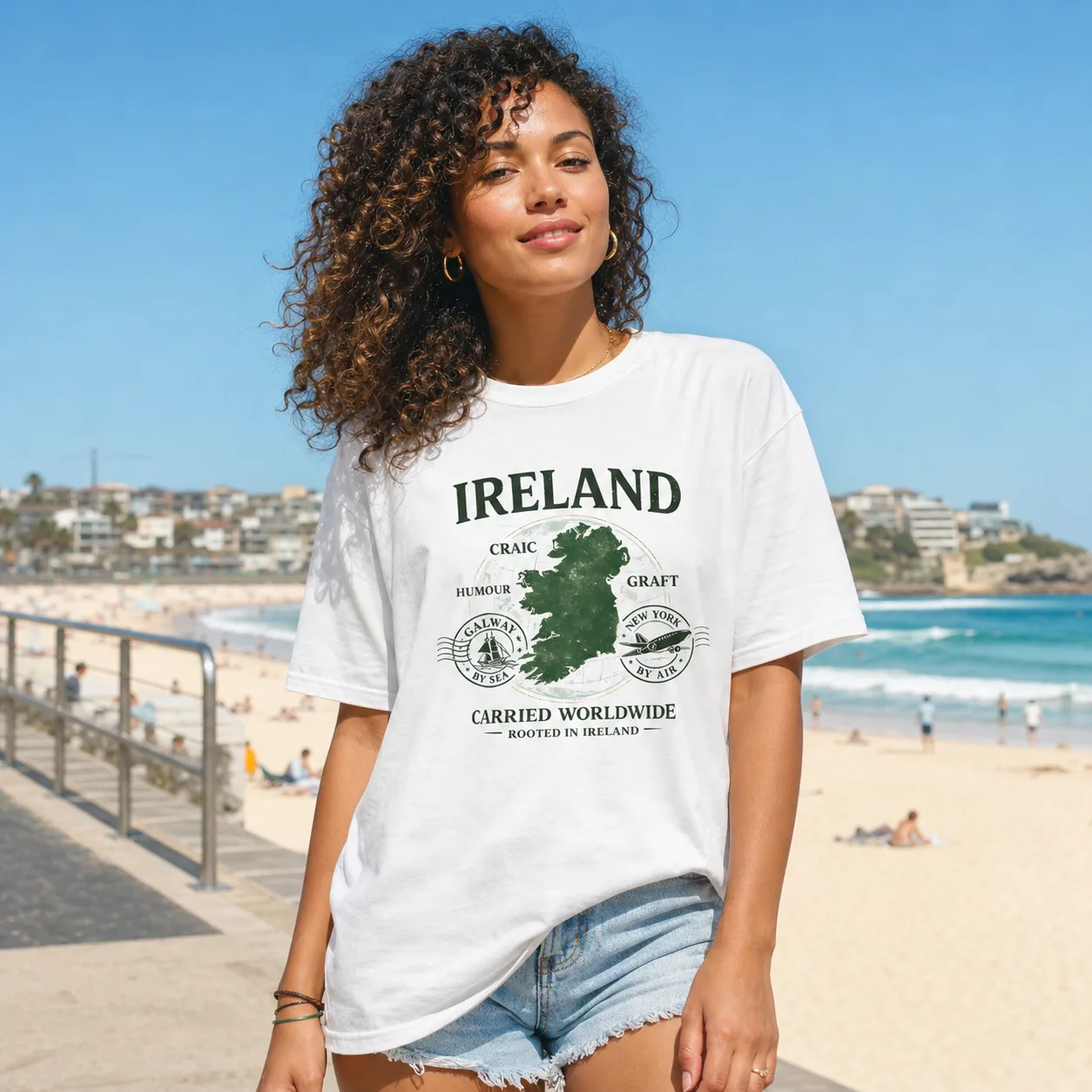Ireland Carried Worldwide T-Shirt - Image 4