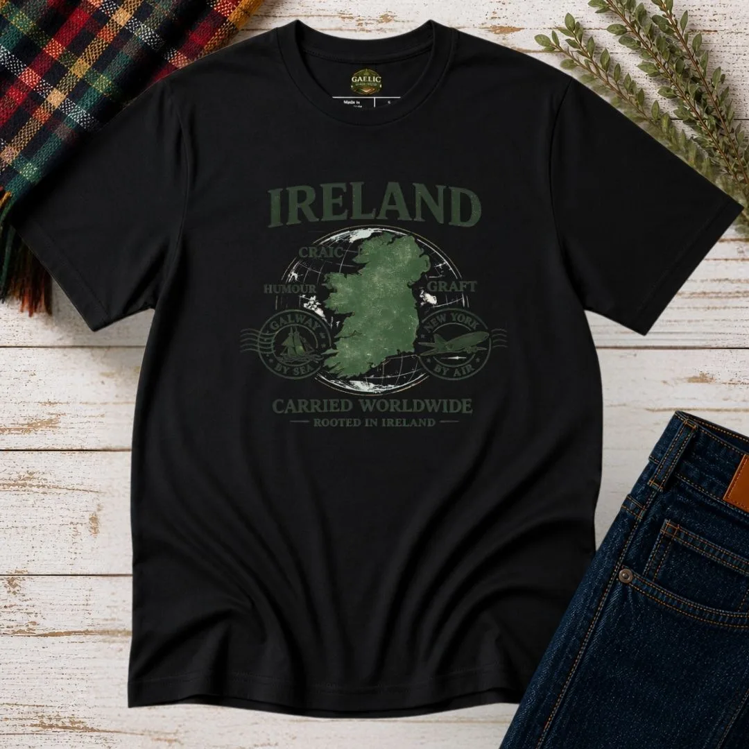 Ireland Carried Worldwide T-Shirt - Image 5