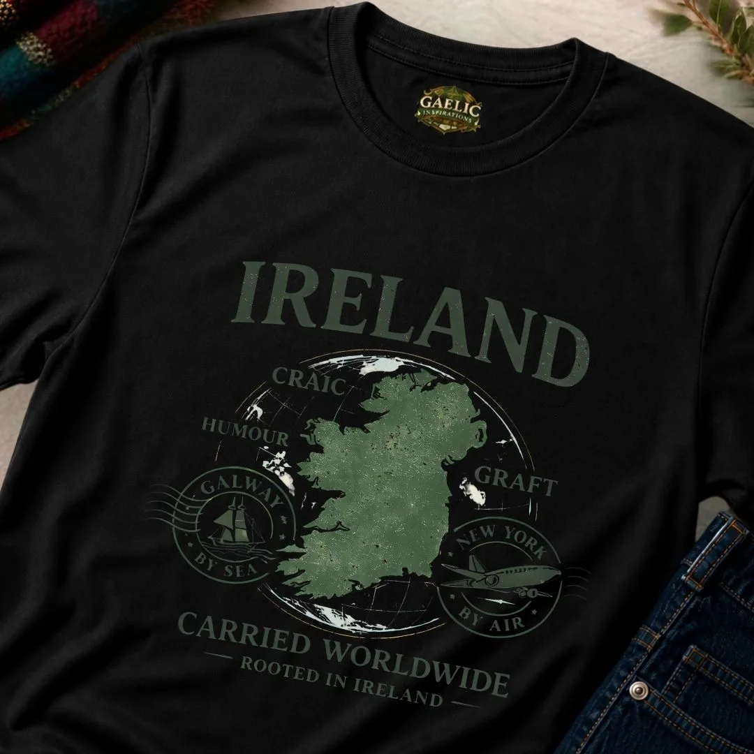 Ireland Carried Worldwide T-Shirt - Image 6