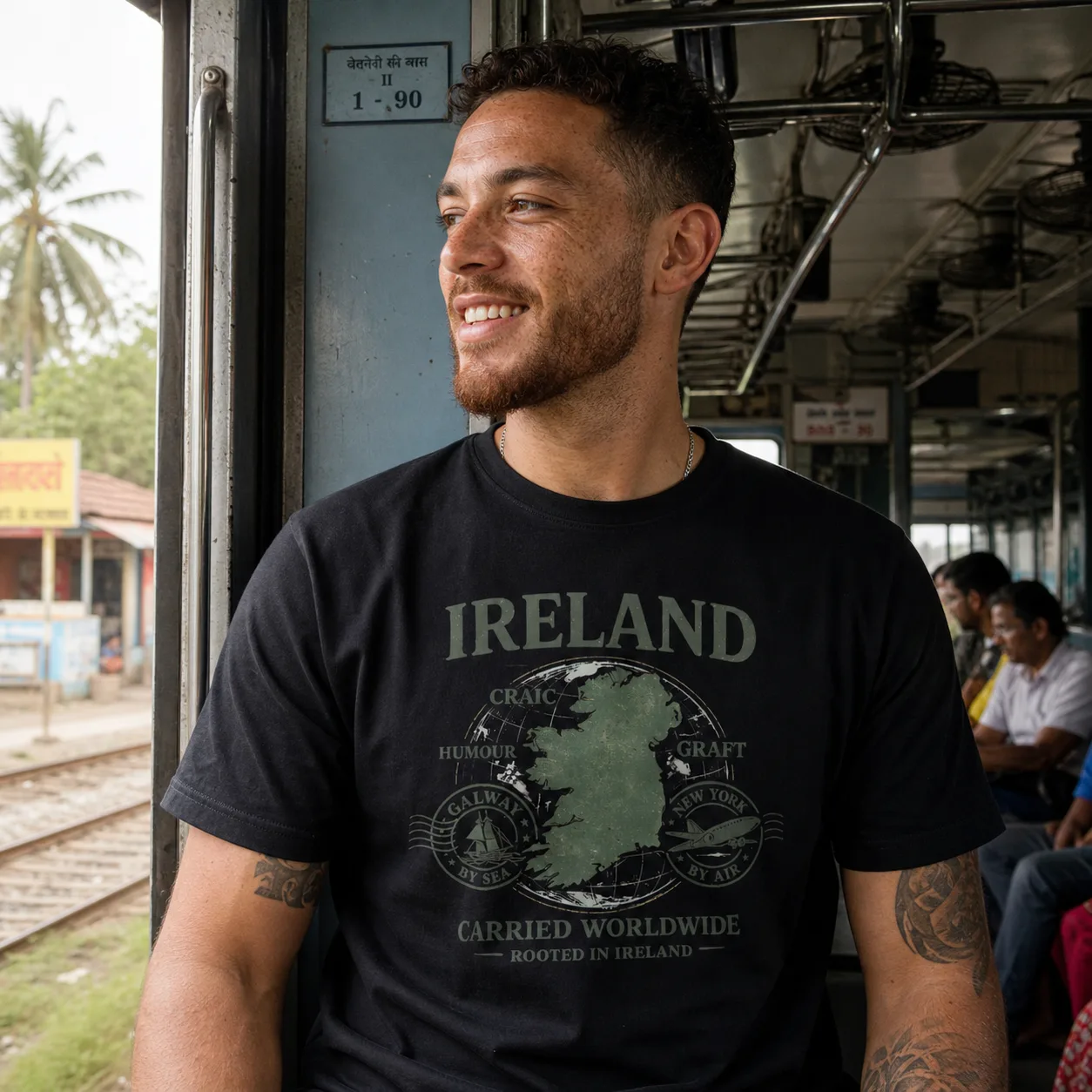 Ireland Carried Worldwide T-Shirt - Image 7