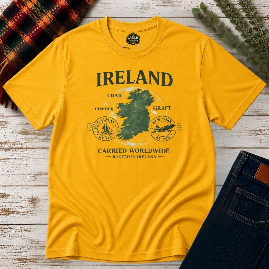 Ireland Carried Worldwide T-Shirt - Image 8