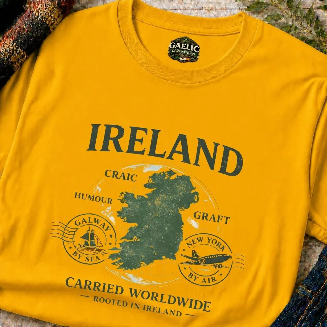 Ireland Carried Worldwide T-Shirt - Image 9