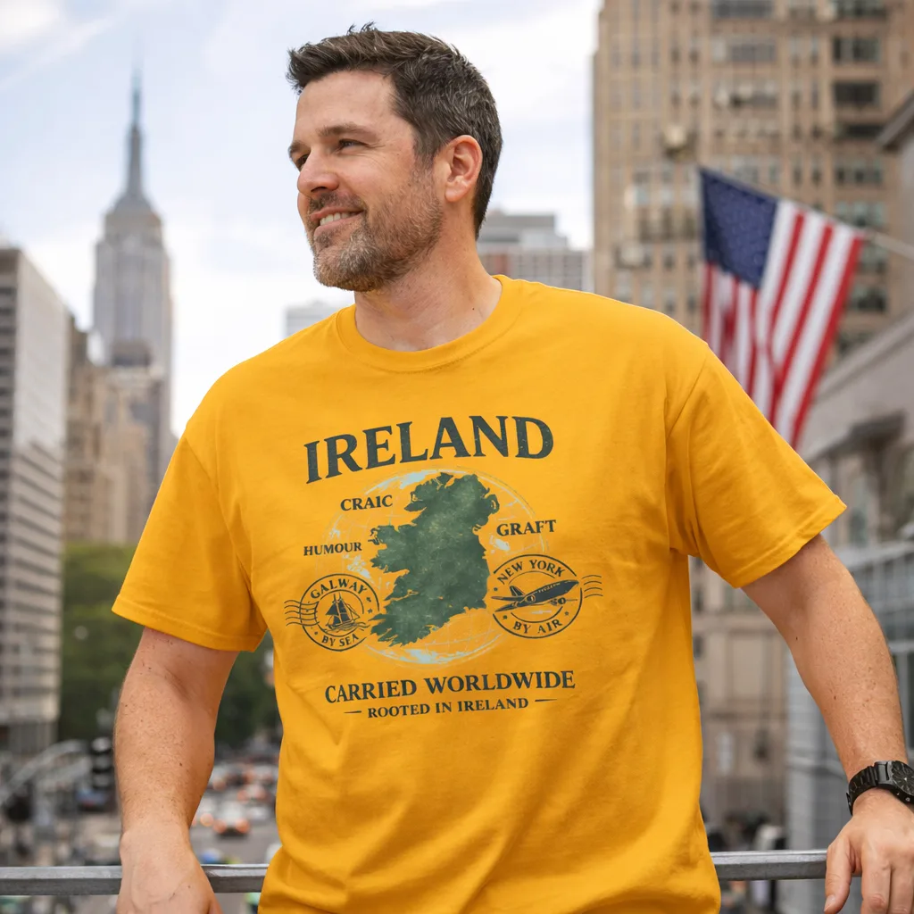 Ireland Carried Worldwide T-Shirt - Image 10