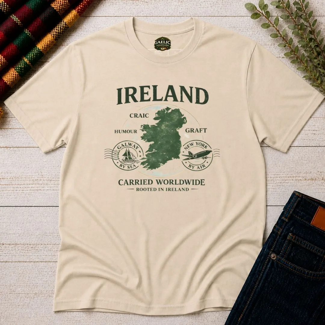 Ireland Carried Worldwide T-Shirt - Image 11