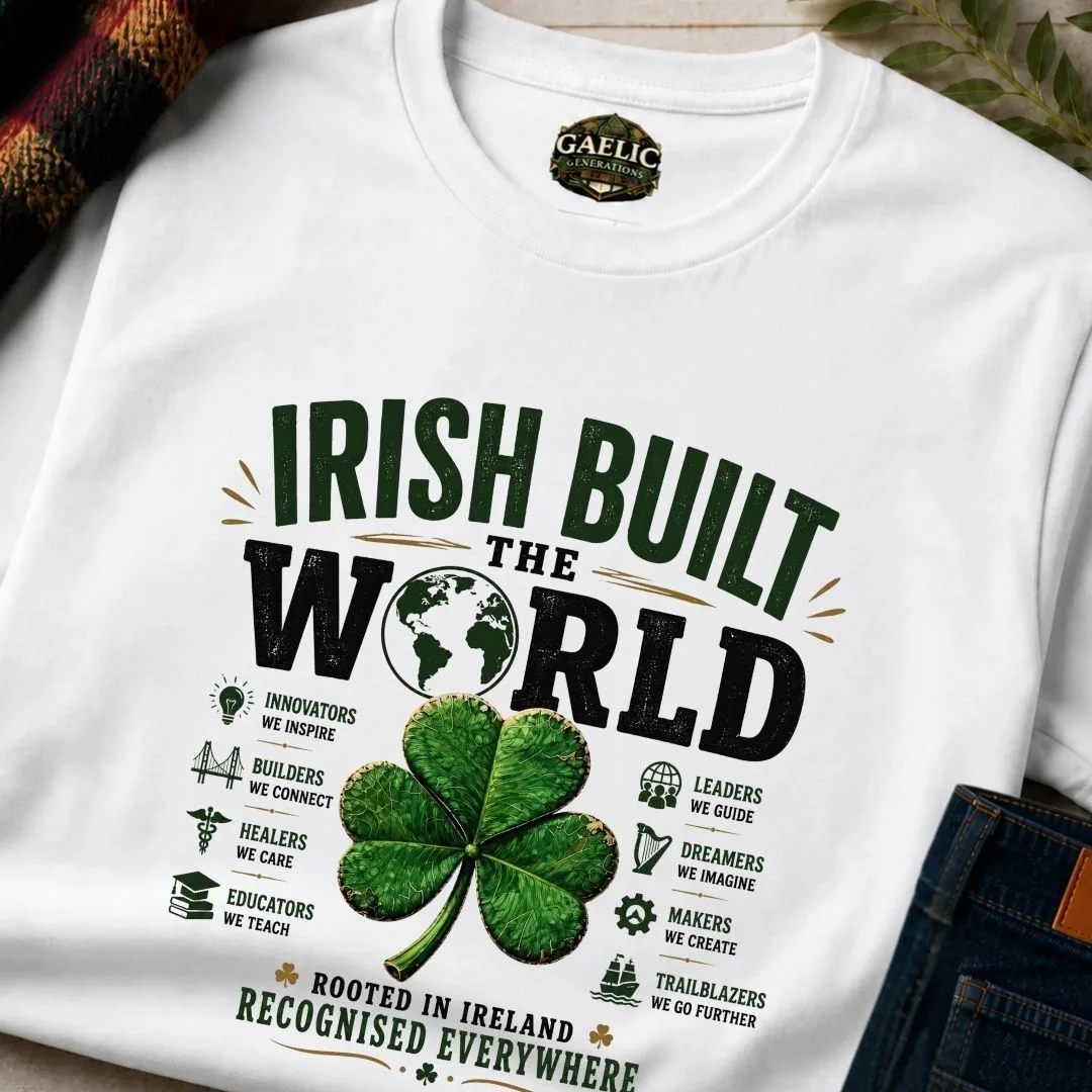 Irish Built The World Diaspora T-Shirt - Image 3