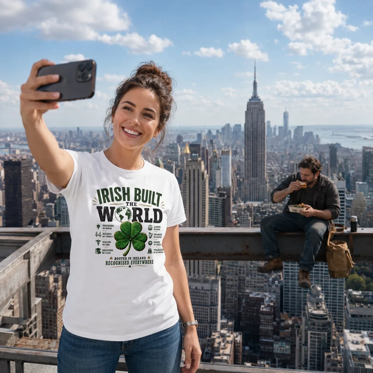 Irish Built The World Diaspora T-Shirt - Image 4