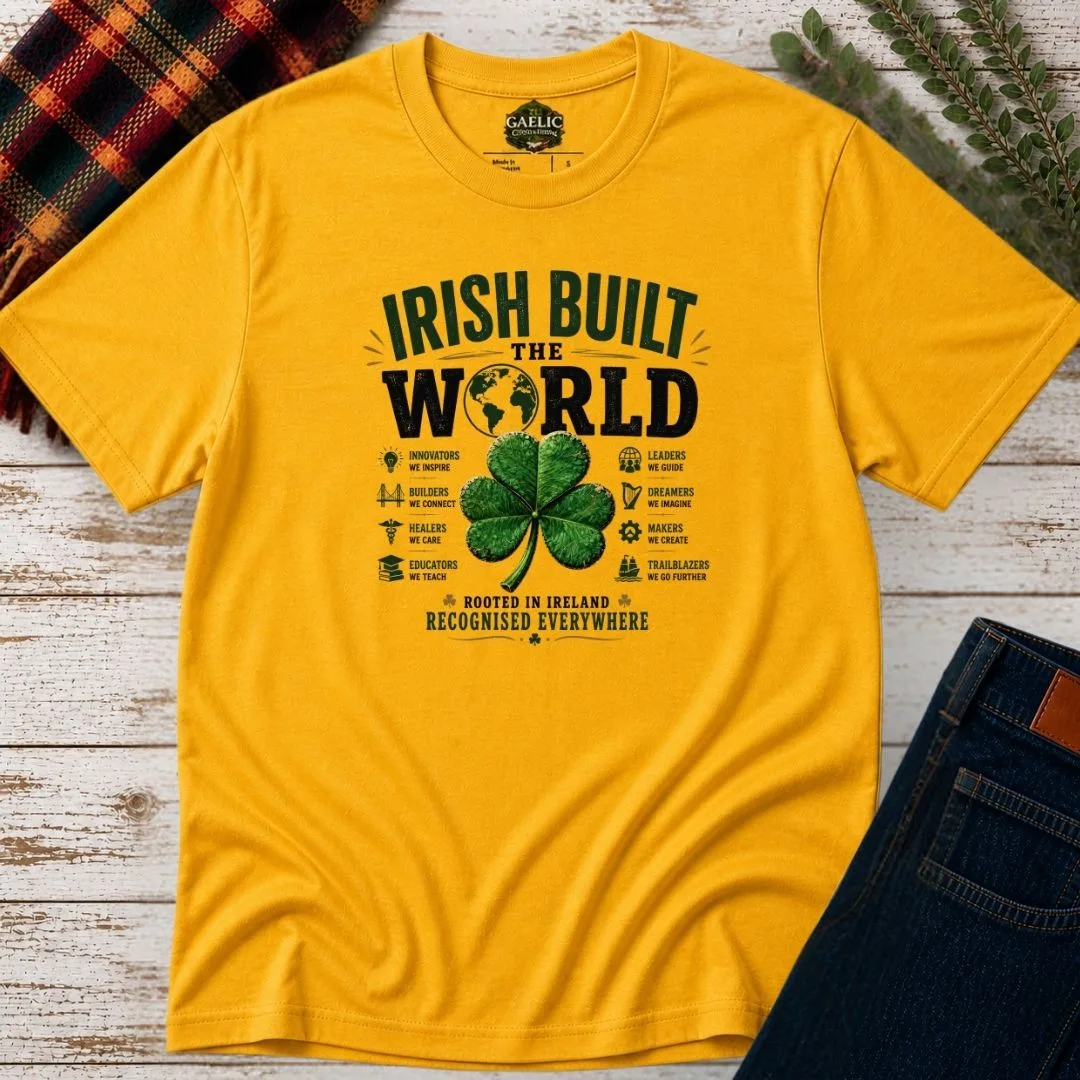 Irish Built The World Diaspora T-Shirt - Image 8